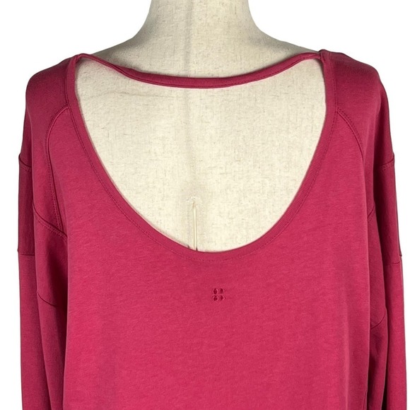 SWEATY‎ BETTY AFTER CLASS SWEATSHIRT IN TAYBERRY PINK WOMEN'S SIZE MEDIUM - Picture 8 of 13